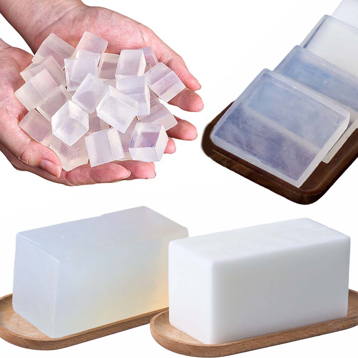 Soap Making Glycerin - 1000g Gliserin Sabun Bazı DIY El