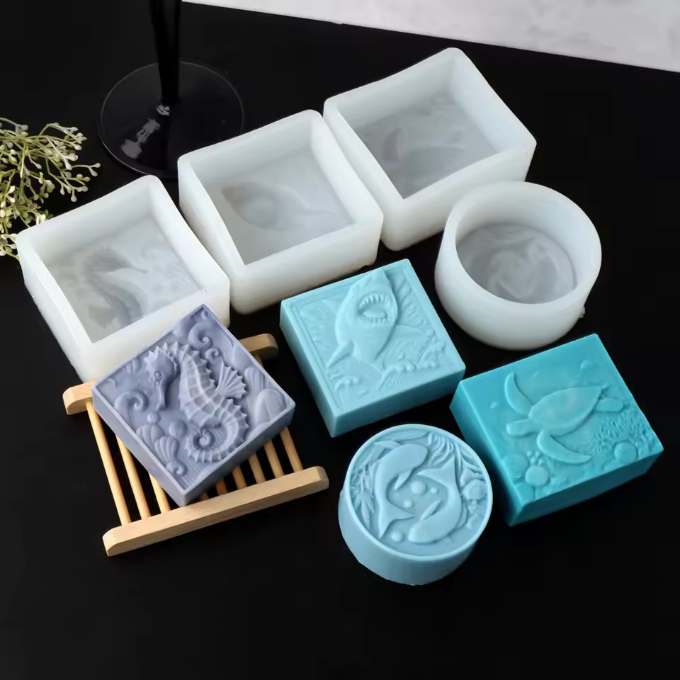 Soap Making In Home - 3D Denizatı Silikon Sabun Kalıbı DIY