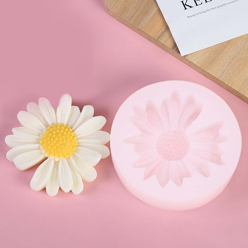 Soap Making Things - DIY Mum silikon kalıp Papatya Papatya