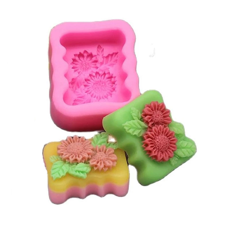 3D Kare Çiçek Silikon Sabun Ka - Soap Making Homemade incelemesi ve fiyatı