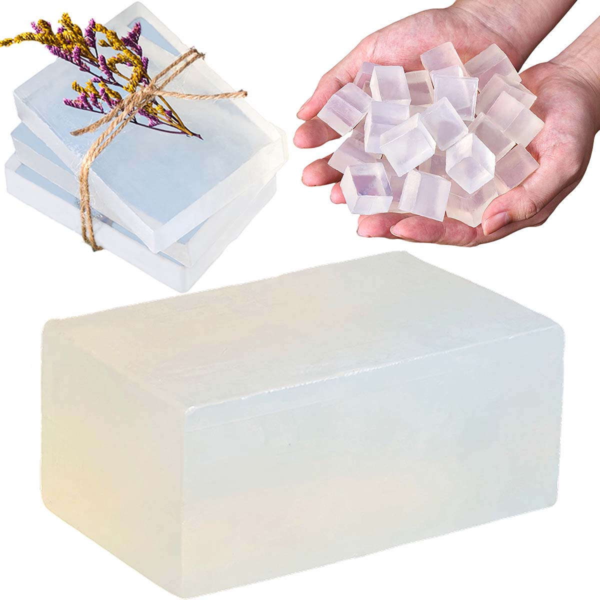 Şeffaf Beyaz Gliserin Sabun Ba - Soap Making Glycerin incelemesi ve fiyatı