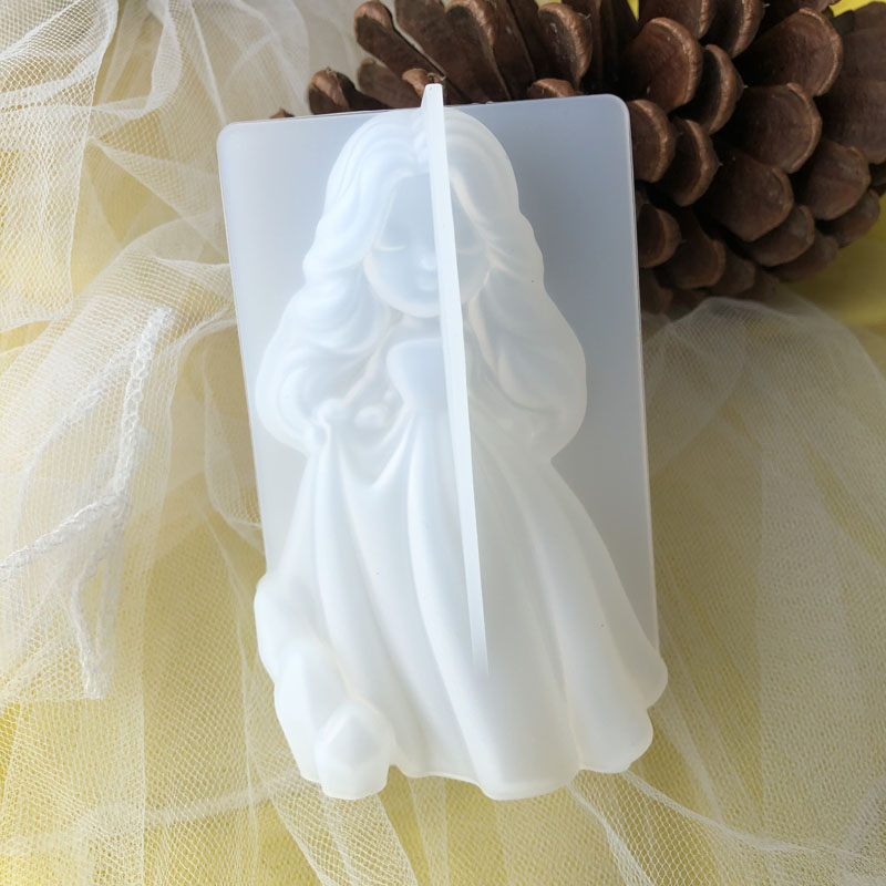 3D Sevimli Prenses Silikon Mum - Soap Making Organic incelemesi ve fiyatı