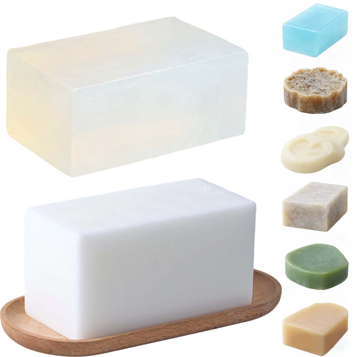 1000g Şeffaf Beyaz Sabun Bazı  - Soap Making Glycerin incelemesi ve fiyatı
