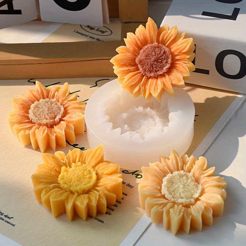 Canlı Renkli 3D Ayçiçeği Silik - Soap Making Organic incelemesi ve fiyatı