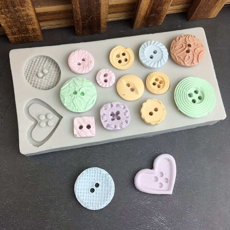 Düğme Şekilli Silikon Kalıp Sa - Soap Making Organic incelemesi ve fiyatı