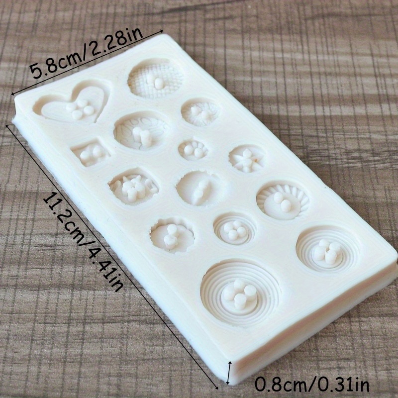 Düğme Şekilli Silikon Kalıp Sa - Soap Making Organic incelemesi ve fiyatı