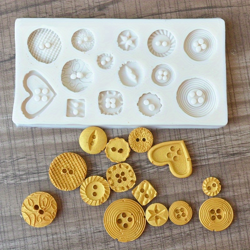 Düğme Şekilli Silikon Kalıp Sa - Soap Making Organic incelemesi ve fiyatı