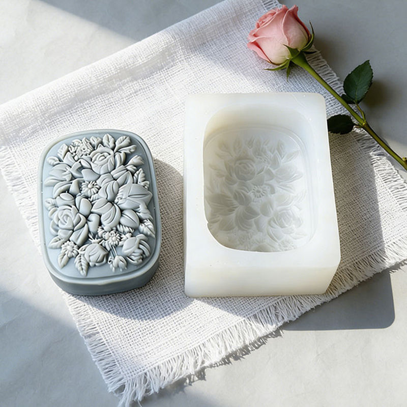 Kare Çiçek Silikon Sabun Kalıb - Soap Making In Home incelemesi ve fiyatı