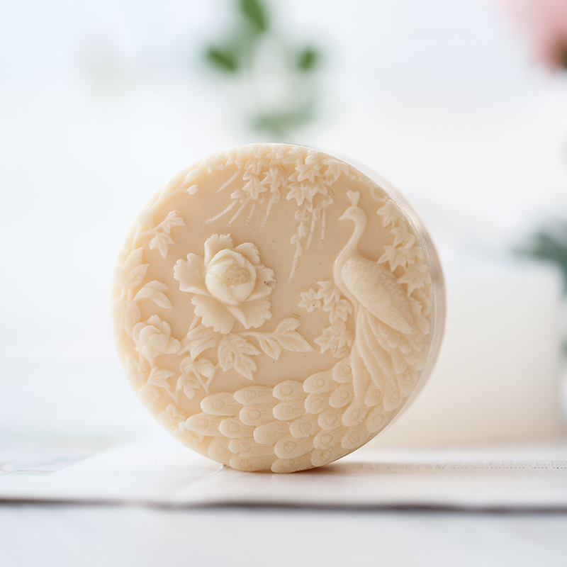 Tavuskuşu Çiçek Desen Silikon  - Soap Making Things incelemesi ve fiyatı